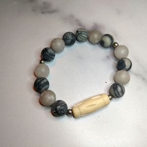 Handcrafted gemstone bracelet